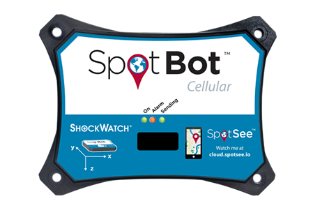 SpotBot Cellular冲击记录仪