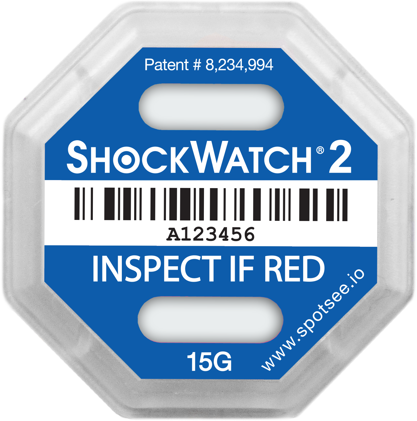 shockwatch2二代防冲击指示标签5G-75G